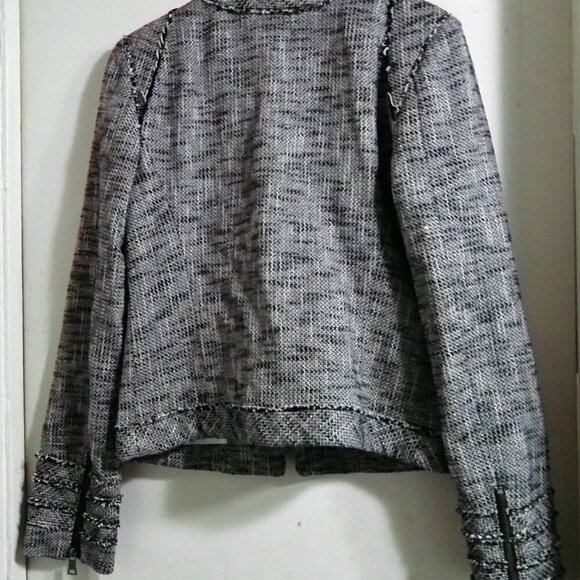 4 x $25 Banana Republic tweed jacket size 4 business casual preppy career - Picture 5 of 5